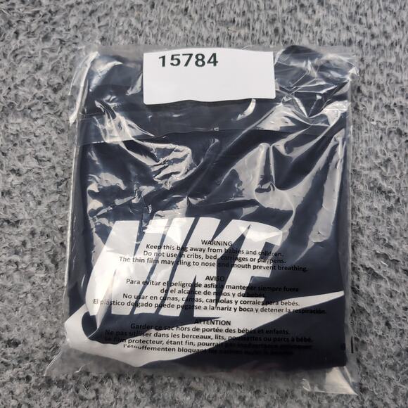 Nike Shirt Men Medium Blue Logo Crew Neck Short Sleeve Athleisure Graphic Tee - Picture 6 of 6